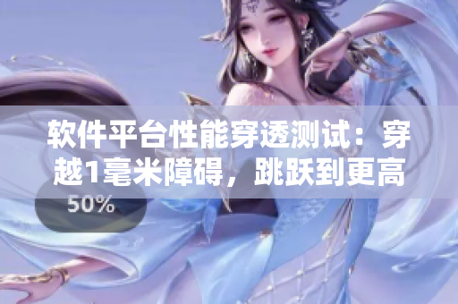 软件平台性能穿透测试：穿越1毫米障碍，跳跃到更高性能