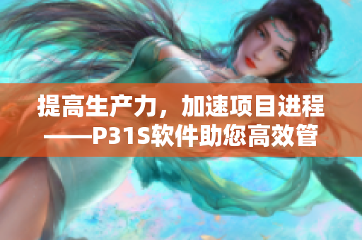 提高生产力，加速项目进程——P31S软件助您高效管理业务