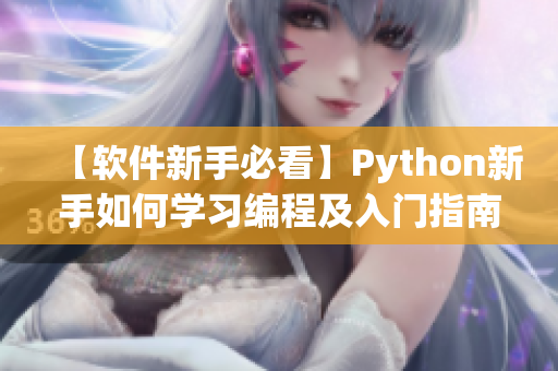 【软件新手必看】Python新手如何学习编程及入门指南