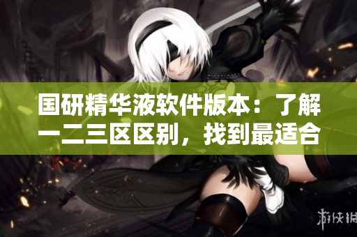 国研精华液软件版本：了解一二三区区别，找到最适合你的升级方案！