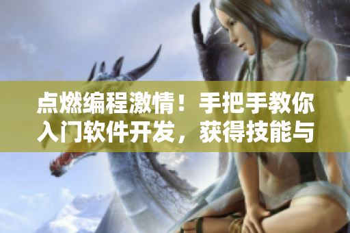 点燃编程激情！手把手教你入门软件开发，获得技能与知识的完美结合
