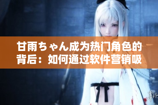 甘雨ちゃん成为热门角色的背后：如何通过软件营销吸引粉丝？