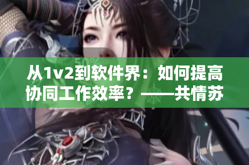 从1v2到软件界：如何提高协同工作效率？——共情苏念的经验分享