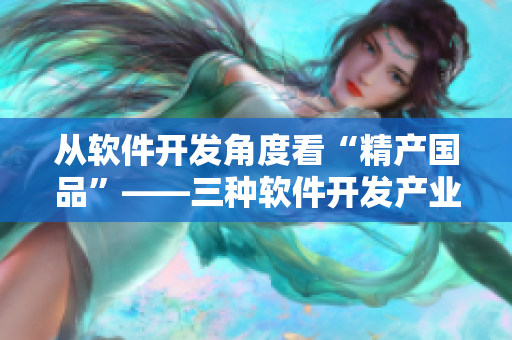 从软件开发角度看“精产国品”——三种软件开发产业的发展和差异