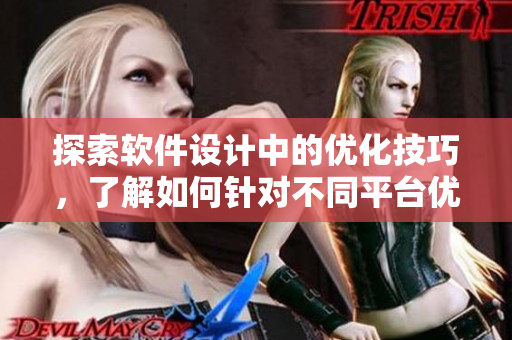 探索软件设计中的优化技巧，了解如何针对不同平台优化软件性能