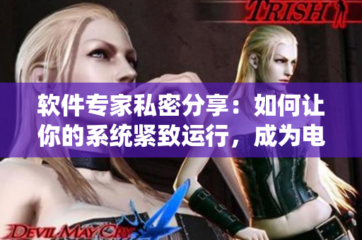 软件专家私密分享：如何让你的系统紧致运行，成为电脑皇后