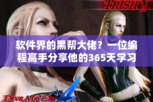 软件界的黑帮大佬？一位编程高手分享他的365天学习之路