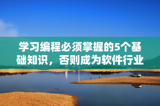 学习编程必须掌握的5个基础知识，否则成为软件行业的过街老鼠!