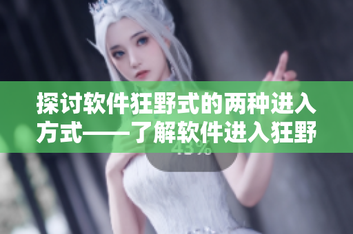 探讨软件狂野式的两种进入方式——了解软件进入狂野模式的方法