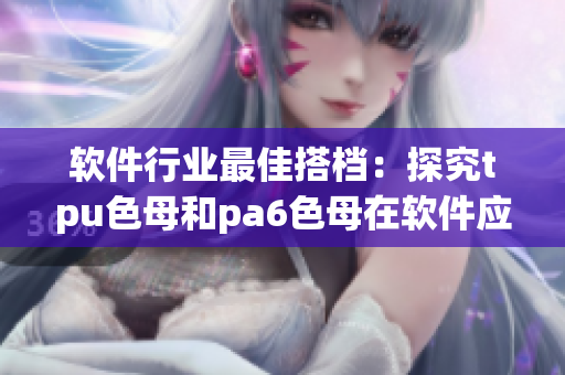软件行业最佳搭档：探究tpu色母和pa6色母在软件应用中的卓越性能