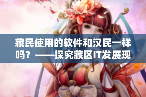 藏民使用的软件和汉民一样吗？——探究藏区IT发展现状