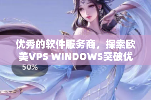优秀的软件服务商，探索欧美VPS WINDOWS突破优化方案