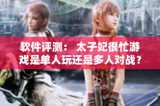 软件评测： 太子妃很忙游戏是单人玩还是多人对战？