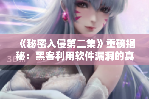 《秘密入侵第二集》重磅揭秘：黑客利用软件漏洞的真相
