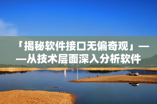 「揭秘软件接口无偏奇观」——从技术层面深入分析软件接口开发的全貌