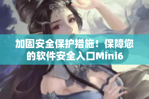 加固安全保护措施！保障您的软件安全入口Mini6
