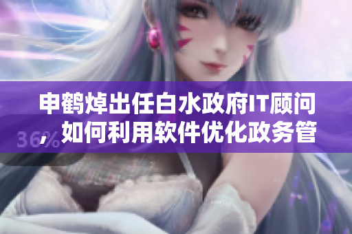 申鹤焯出任白水政府IT顾问，如何利用软件优化政务管理？