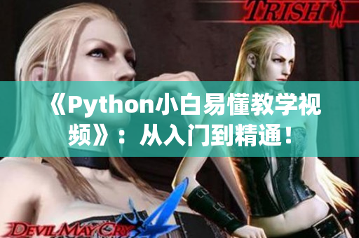 《Python小白易懂教学视频》：从入门到精通！