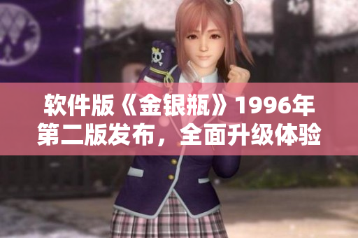 软件版《金银瓶》1996年第二版发布，全面升级体验！