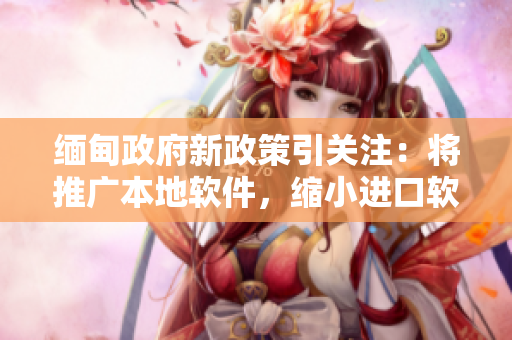 缅甸政府新政策引关注：将推广本地软件，缩小进口软件比例