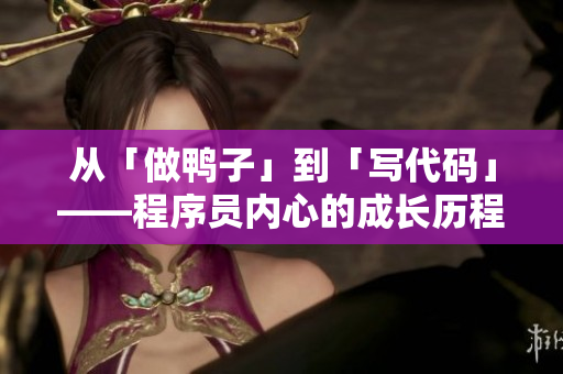 从「做鸭子」到「写代码」——程序员内心的成长历程