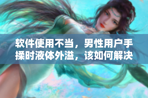 软件使用不当，男性用户手揉时液体外溢，该如何解决？