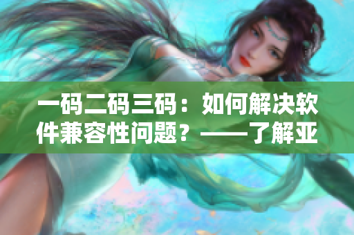 一码二码三码：如何解决软件兼容性问题？——了解亚洲码和欧洲码的区别