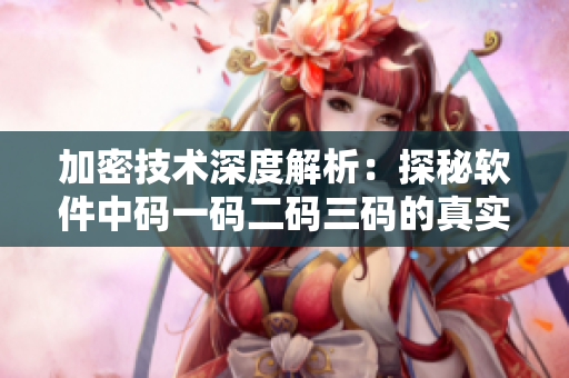 加密技术深度解析：探秘软件中码一码二码三码的真实含义