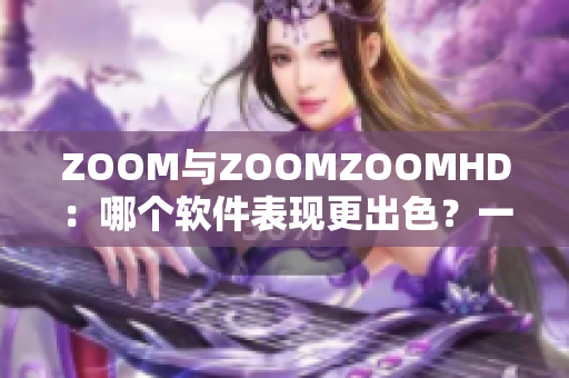 ZOOM与ZOOMZOOMHD：哪个软件表现更出色？一场详尽对比
