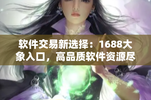 软件交易新选择：1688大象入口，高品质软件资源尽揽！