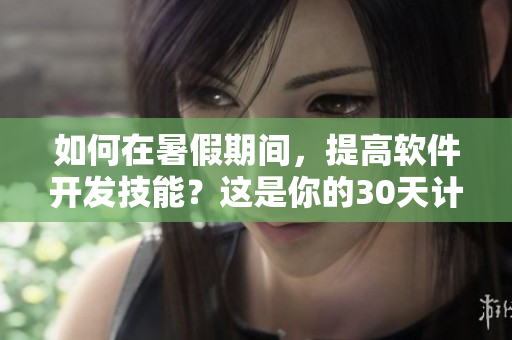如何在暑假期间，提高软件开发技能？这是你的30天计划！