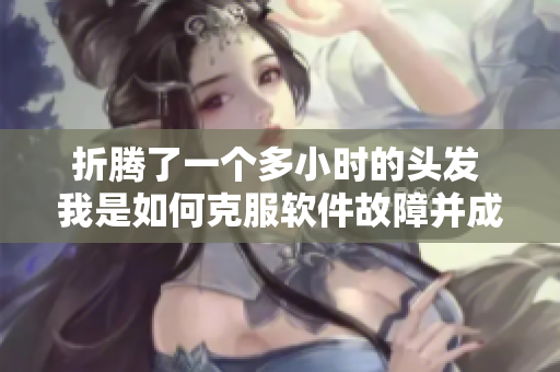 折腾了一个多小时的头发 我是如何克服软件故障并成功解决问题的