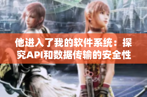 他进入了我的软件系统：探究API和数据传输的安全性