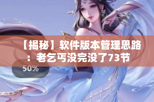 【揭秘】软件版本管理思路：老乞丐没完没了73节