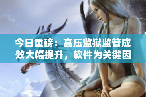 今日重磅：高压监狱监管成效大幅提升，软件为关键因素！