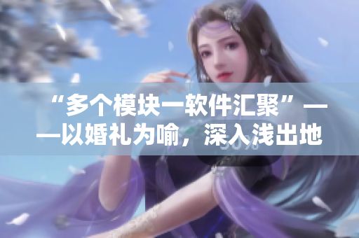 “多个模块一软件汇聚”——以婚礼为喻，深入浅出地解读软件结构设计