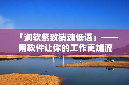 「润软紧致销魂低语」—— 用软件让你的工作更加流畅。