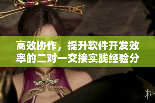 高效协作，提升软件开发效率的二对一交接实践经验分享