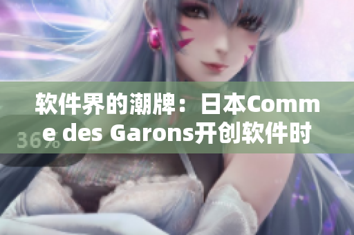 软件界的潮牌：日本Comme des Garons开创软件时尚风格