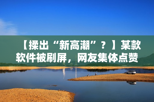 【揉出“新高潮”？】某款软件被刷屏，网友集体点赞软件界“双11”。