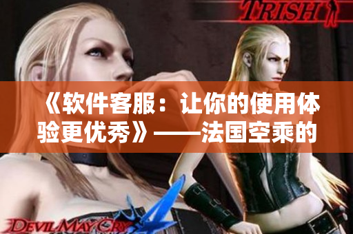 《软件客服：让你的使用体验更优秀》——法国空乘的启示