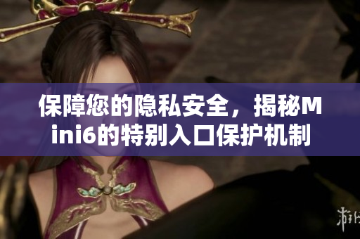 保障您的隐私安全，揭秘Mini6的特别入口保护机制