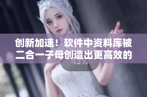 创新加速！软件中资料库被二合一子母创造出更高效的数据管理