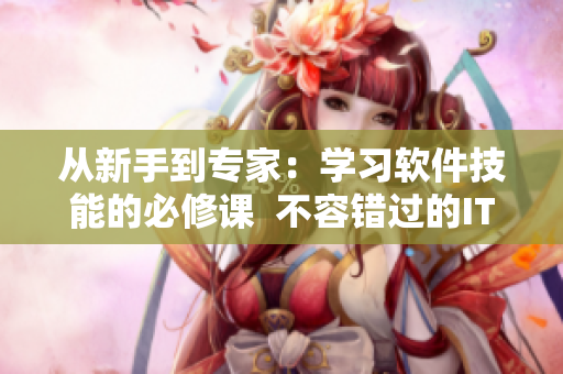 从新手到专家：学习软件技能的必修课  不容错过的IT培训教程