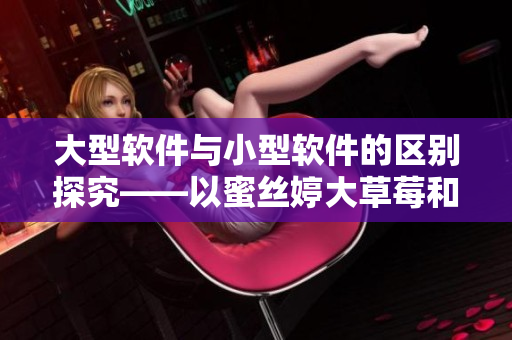 大型软件与小型软件的区别探究——以蜜丝婷大草莓和小草莓为例