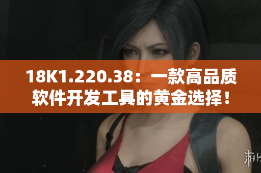 18K1.220.38：一款高品质软件开发工具的黄金选择！