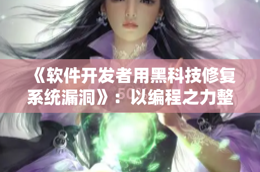 《软件开发者用黑科技修复系统漏洞》：以编程之力整治世界