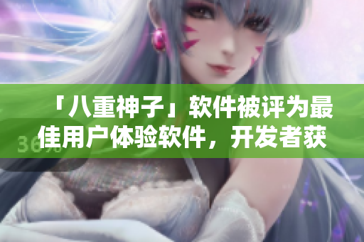 「八重神子」软件被评为最佳用户体验软件，开发者获得了业界最高荣誉奖励