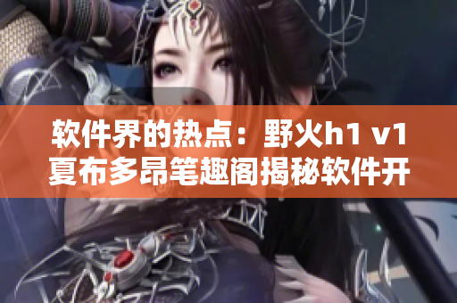 软件界的热点：野火h1 v1夏布多昂笔趣阁揭秘软件开发新趋势