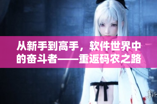 从新手到高手，软件世界中的奋斗者——重返码农之路第二季